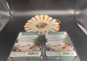 Lot of 2 ScentSationals Hideaway Wax Melts Zesty Tangelo & Sea Salt