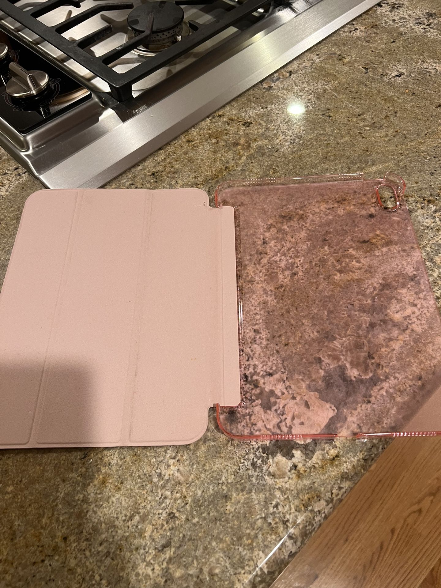 JETech Case for iPad (A16) 11th/10th Generation (2025/2022), Slim Stand Hard Back Shell Cover with Auto Wake/Sleep (Red)