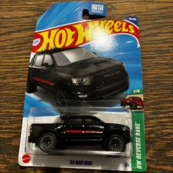 Hot Wheels 23 RAM 1500 Black #96 Mainline 2025 Case D Truck