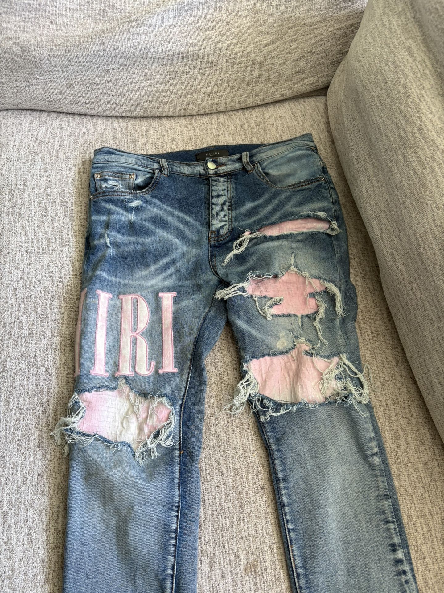 Pink/Silver - Amiri Jeans / Size 30