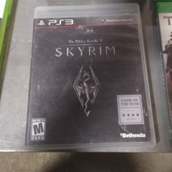 Skrim Ps3 Playstation 3 Everything Included good Shape $7obo