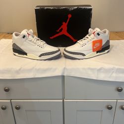Air Jordan 3’s White Cement’s