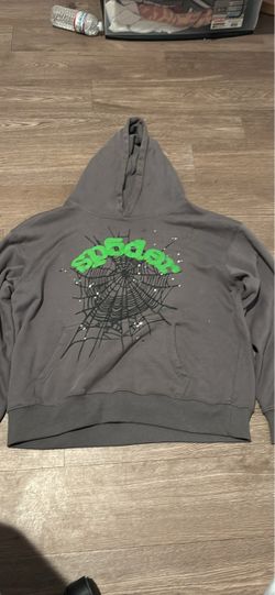 grey spider hoodie