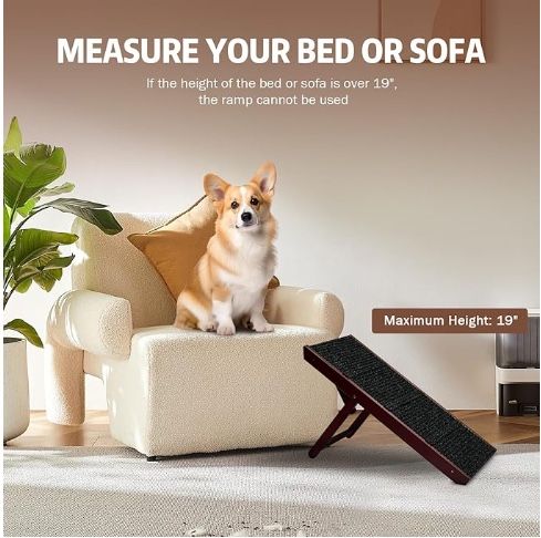 Pets，Dog Ramp for Bed