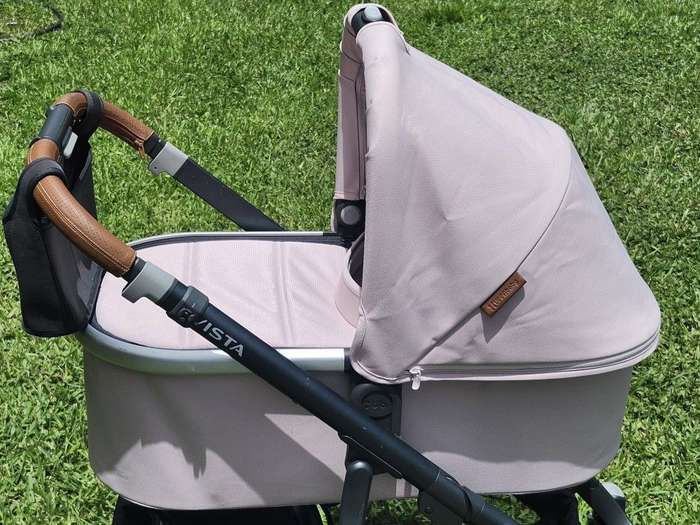 UPPABABY VISTA & CRUZ V2 STROLLER COMPATIBLE BASSINET PINK