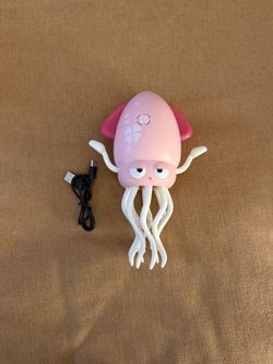 Pink Jellyfish Novelty Night Light with USB Cable