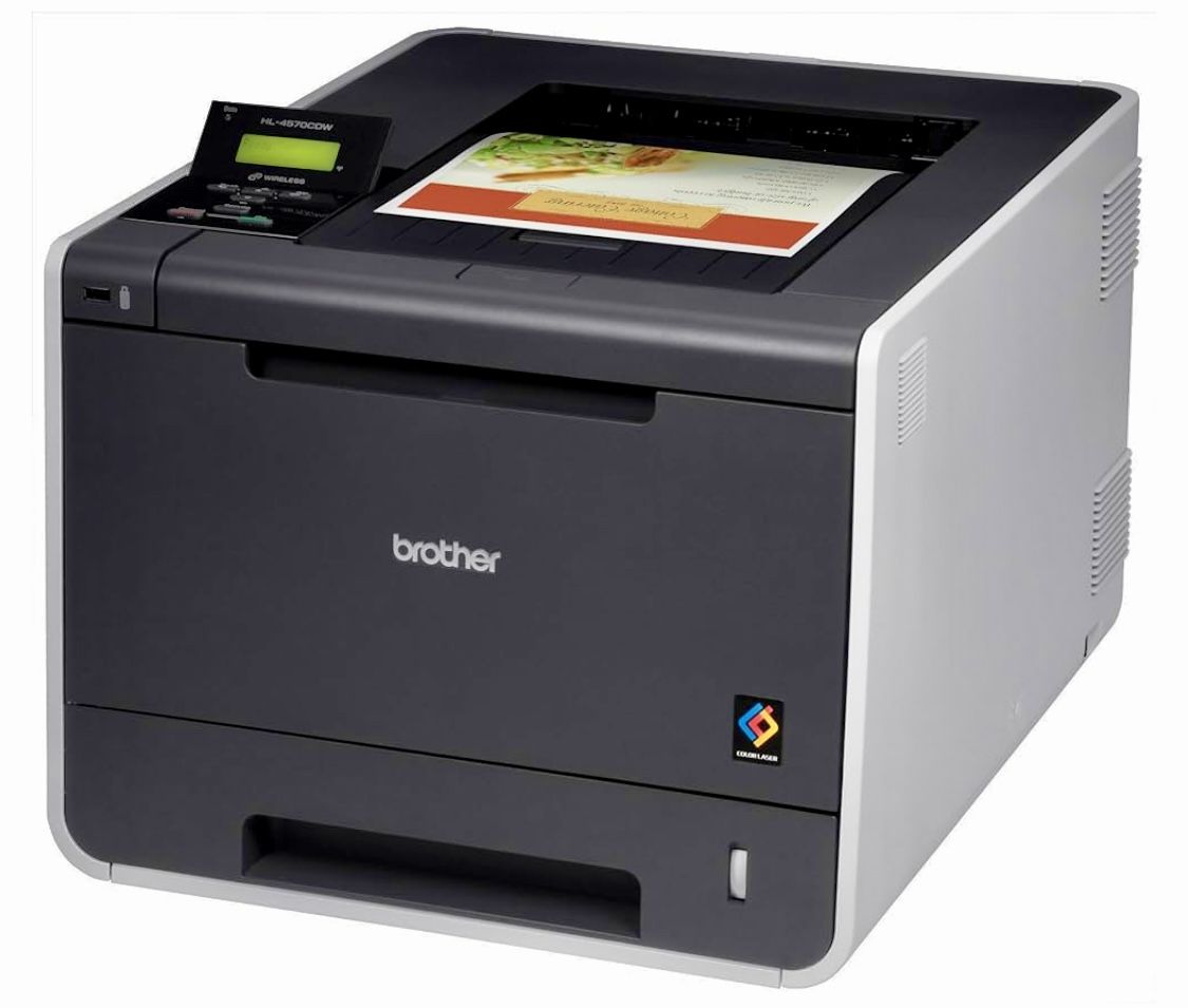 Brother HL4570CDW Color Laser Printer Copier Fax Scanner Wireless Networking Auto Duplex + 4 toner cartridges