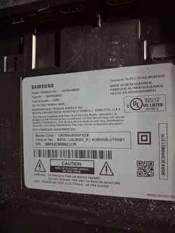 75" Samsung Crystal UHD 4k Smart TV