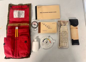 Vintage US Forest Service Mobile Fire Weather Observer Kit!