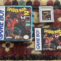 Marvel Spider-Man 2 Nintendo GameBoy Game Boy 1992