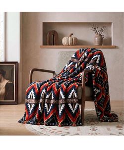Throw Blanket (Red & Black)