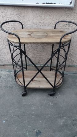 Vintage bar cart