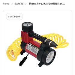 Travel  Electric Air Pump With Carrying Case