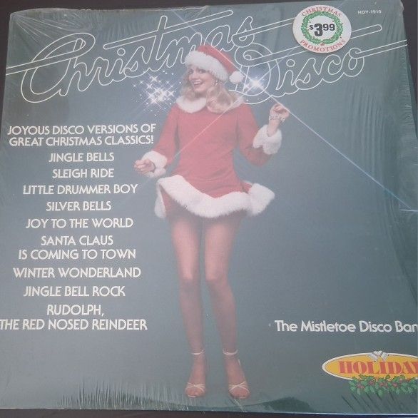  CHRISTMAS DISCO w/The Mistltoe Disco Band~1980 Holiday Rcds Reissue ~VG+/EX