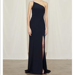 AMSALE Sloan Black Gown, Size 2