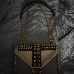 Michael Kors Blue Studded Bag