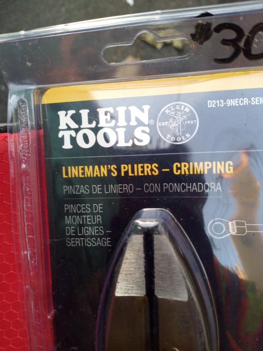 Klein Linesman's Pliers/crimpers