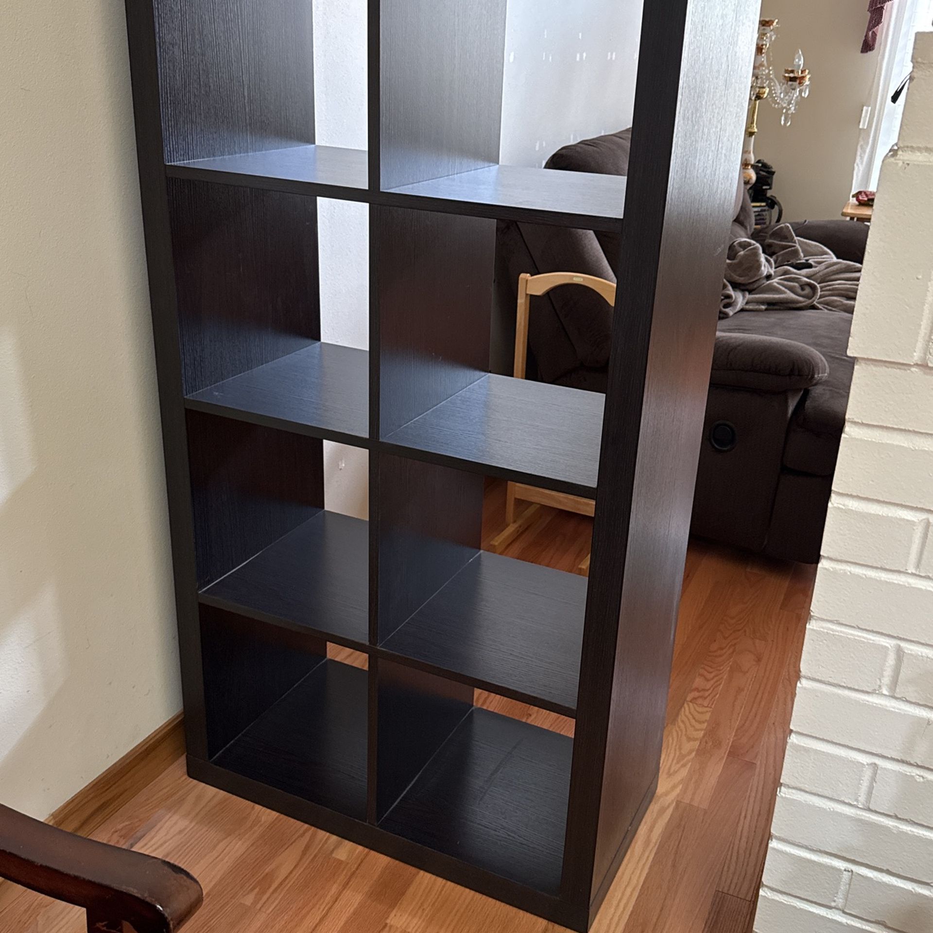 Brown Cubicle Shelf