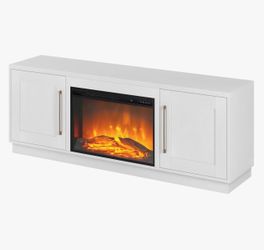 Electric fireplace TV stand