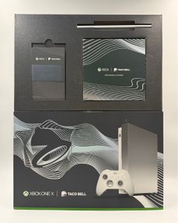 SEALED Taco Bell XBOX ONE X w/ Elite Wireless Controller & Stand