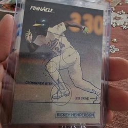 Rickey Henderson Baseball Cards Lot 