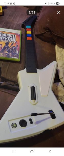 Xbox 360 guitar hero wired Xplorer guitar
Guitar hero legends of rock game