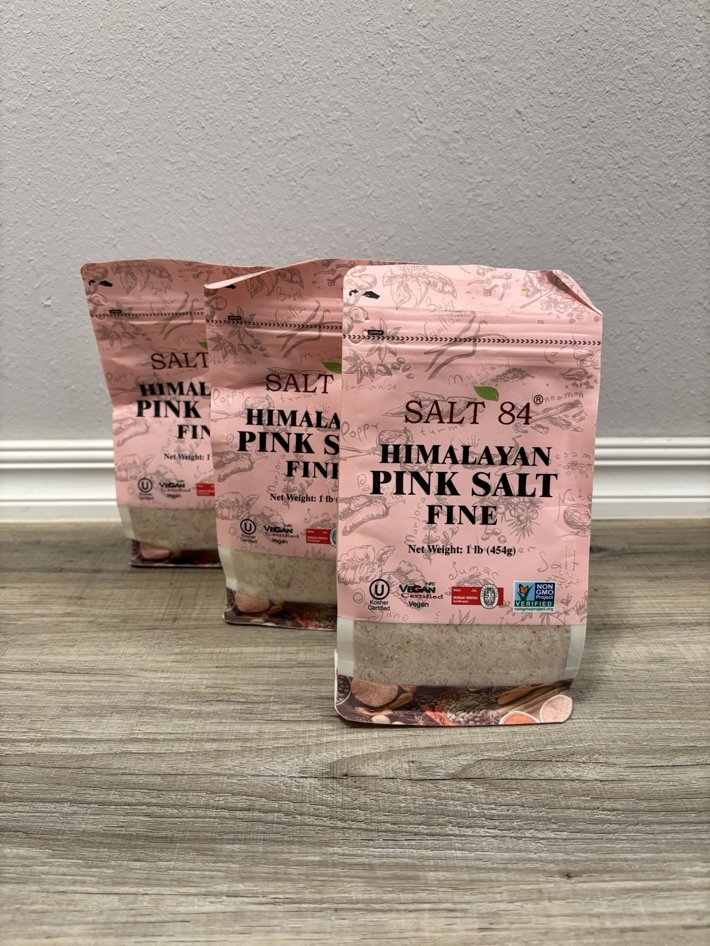 3 Pack Himalayan Pink Salt Fine