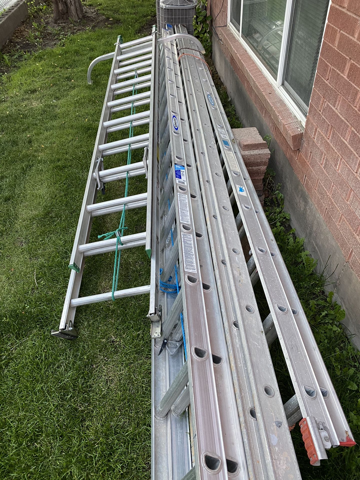 17’ 20’ 28,32’34’ extension ladders . Prices in the description.