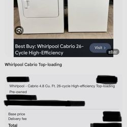 Washer And Dryer Set
