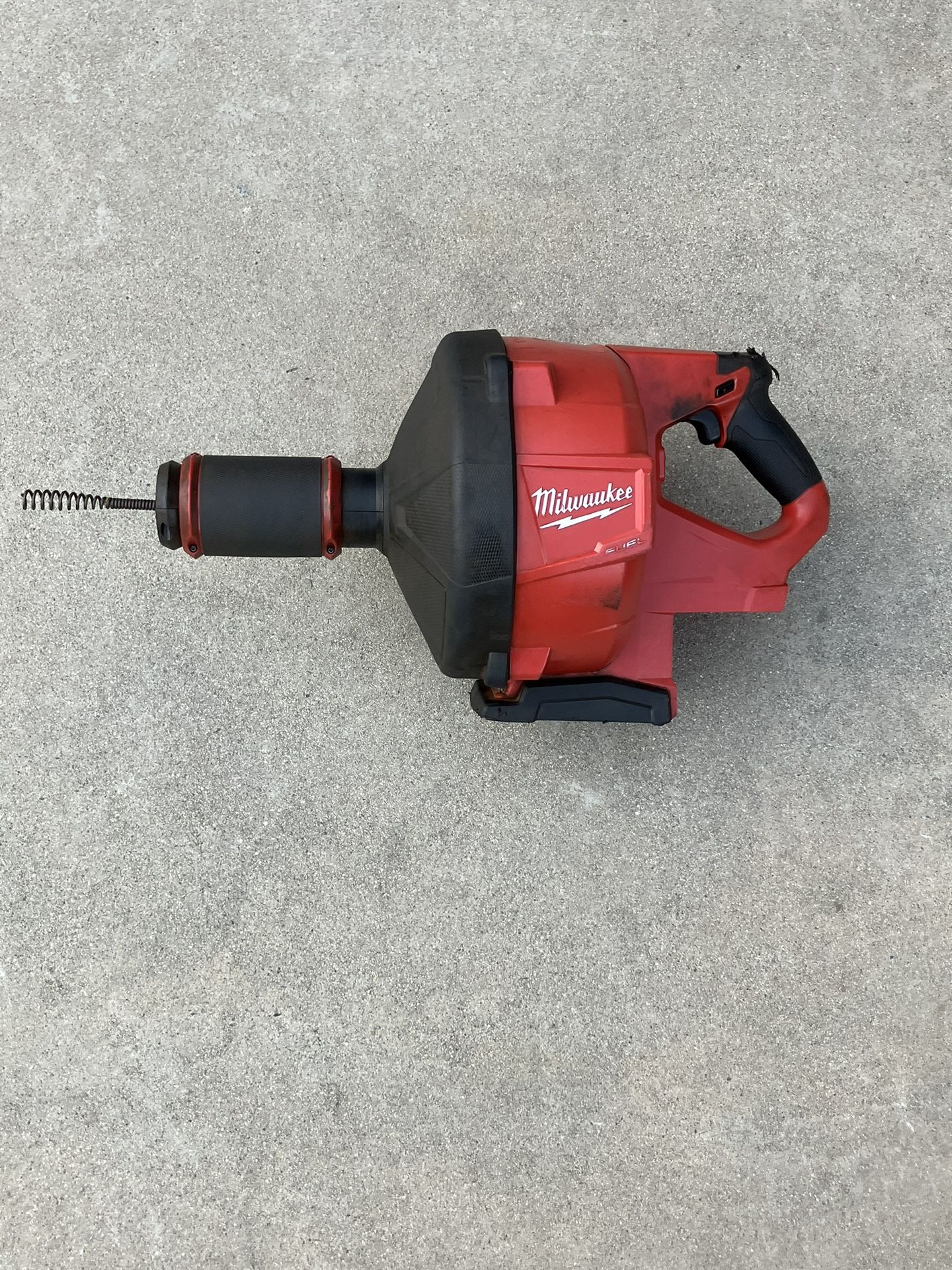 MILWAUKEE M18 DRAIN SNAKE AUGER SOLD ASIS PARTS REPAIR 