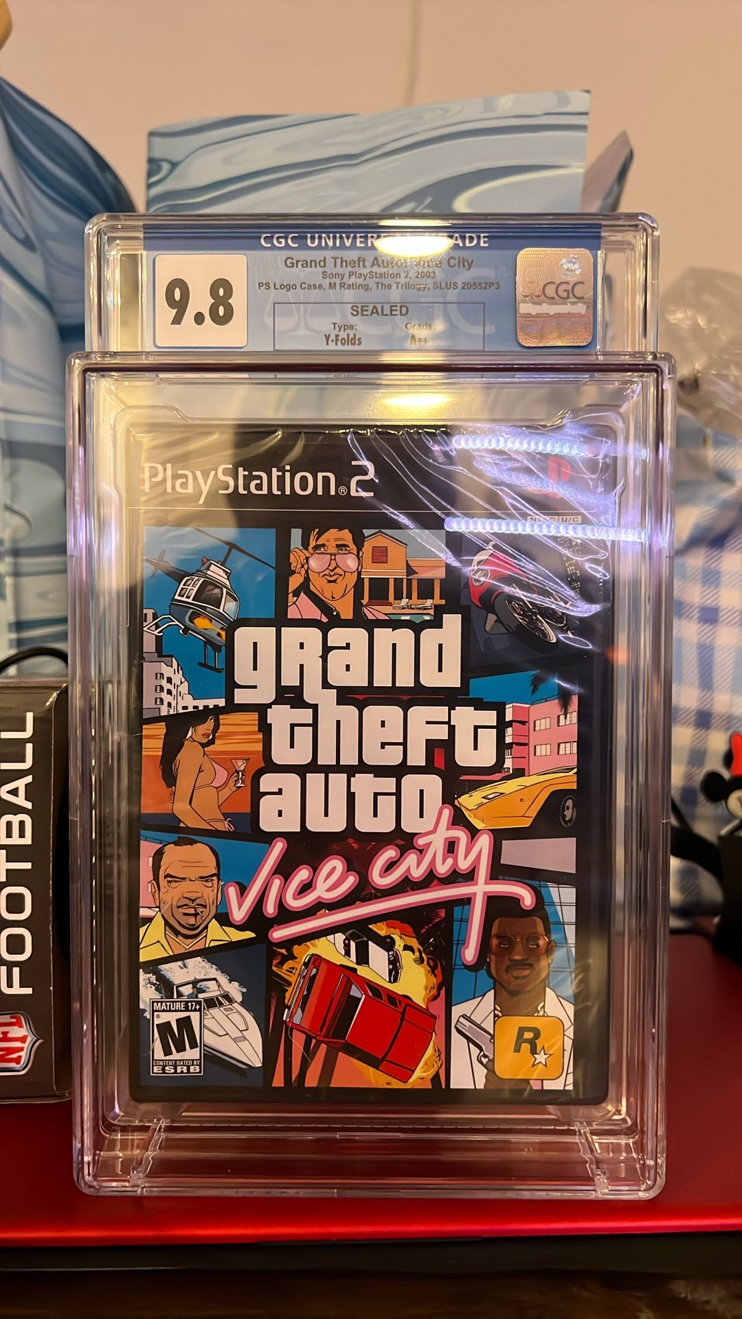 Graded Grand Theft Auto Vice City For Playstation 2 CGC 9.8 A++