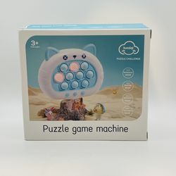 Puzzle Game Console Machine- Multiplayer, Scoring Mode, Memory, Adventure Batteries not included.