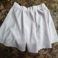 Womens White Skirt Sz L * New* 