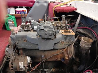 Exhaust Manifold, Riser ,carb And Extension.