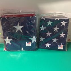 USA Flags  Embroidery 2 Sizes 3X5 & 6X10 NEW