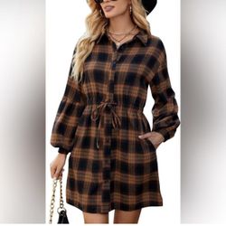 Blooming Jelly Flannel Dress NWT
