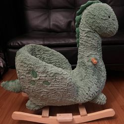 Soft Landing Joyrides Dinosaur Rocker In Green 