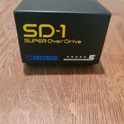 Boss Super Overdrive Sd1 Pedal