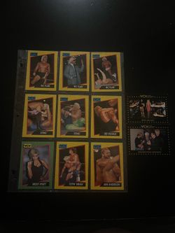 WCW Vintage Trading Cards - 11 cards - Ric Flair - Sting