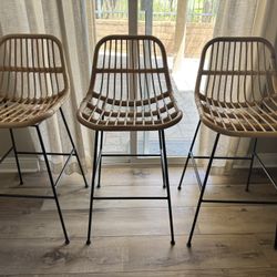 3 Bar Stools 