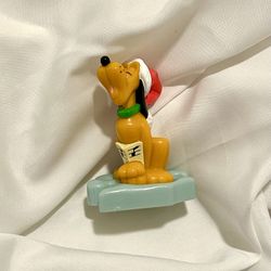Disney’s Mickey’s Once Upon A Christmas Pluto Vintage 2000s Collectible Toy Figurine