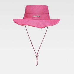Jacquemus Hot Pink Bucket Hat 