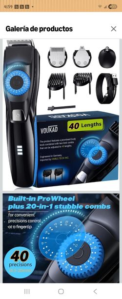 Beard trimmer for men, wireless running time of 120 minutes