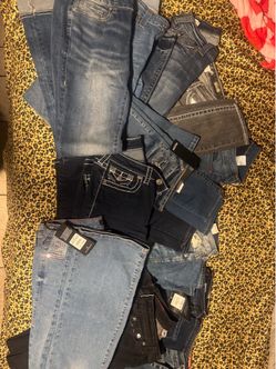 13 pairs Mixed Lot of  true religion size 28 Women's Jeans Bundle