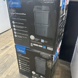 Midea 50 pt.  Cube Dehumidifier in Gray 