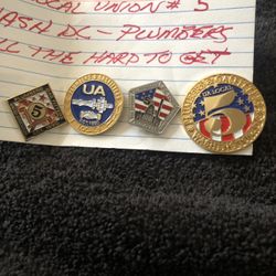 U A Local Union Pins 