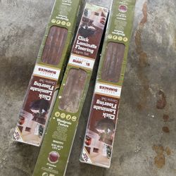 3 new packs of wood flooring