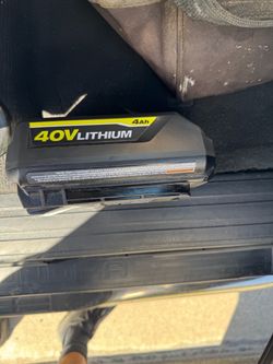 40v Ryobi battery 4ah and charger