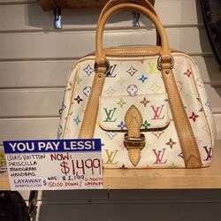 Louis Vuitton Priscilla Monogram Handbag 