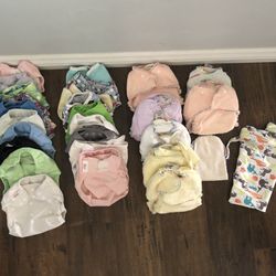 Cloth Diaper Lot 19 Covers 7 Kissaluv 1 Wet Bag Lot
